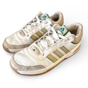 Adidas Originals Top Ten LE Mens Size 11 White/Green Leather Gum Sole 377136